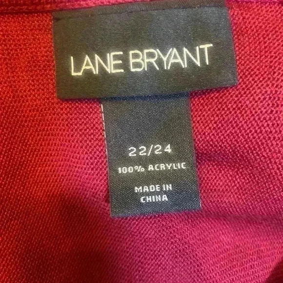 Lane Bryant Top with wide sleeves in fushia Size 22/24 EUC - Picture 4 of 6